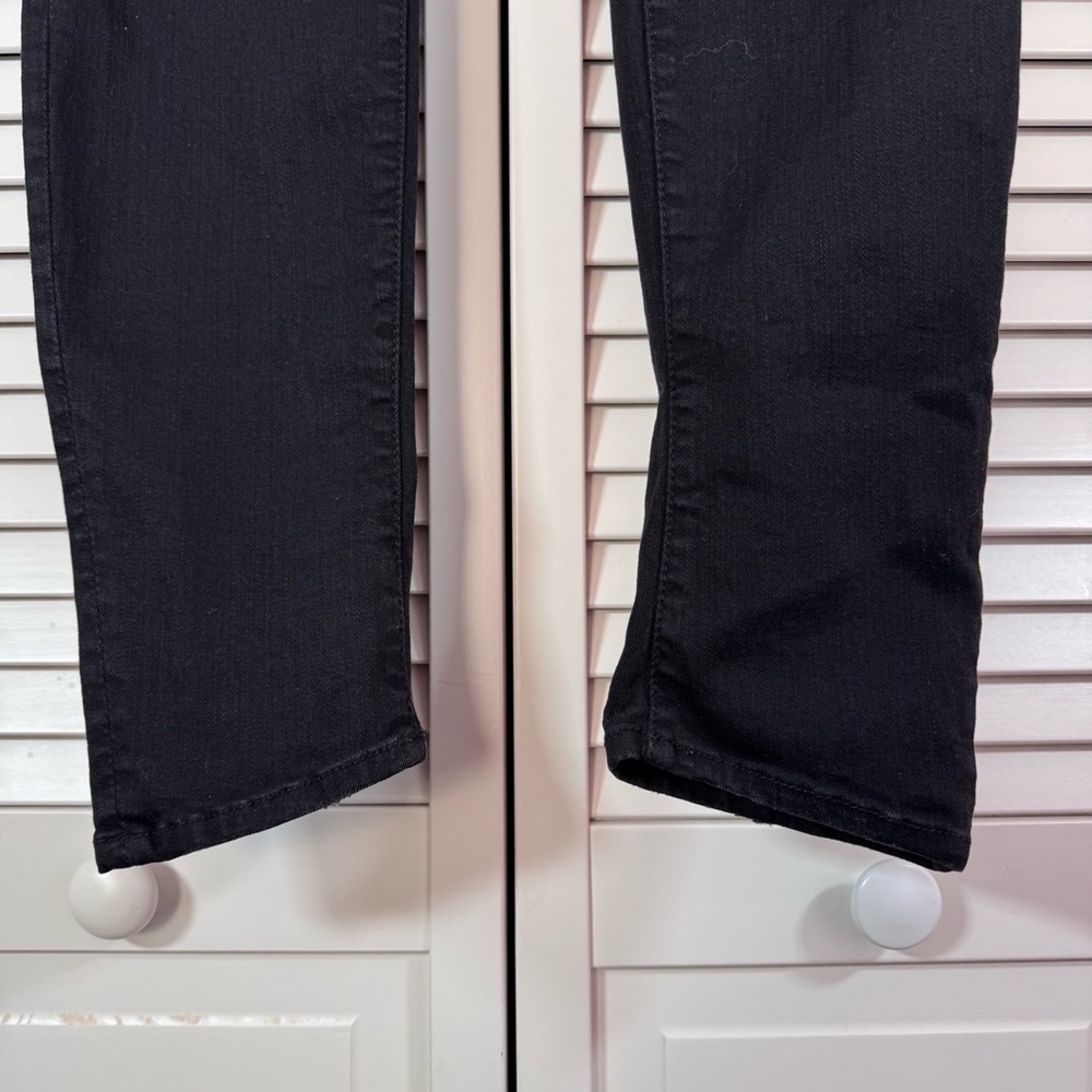 Mother The Looker Not Guilty Black Jeans Mid Rise Skinny Size 28 - Picture 4 of 13
